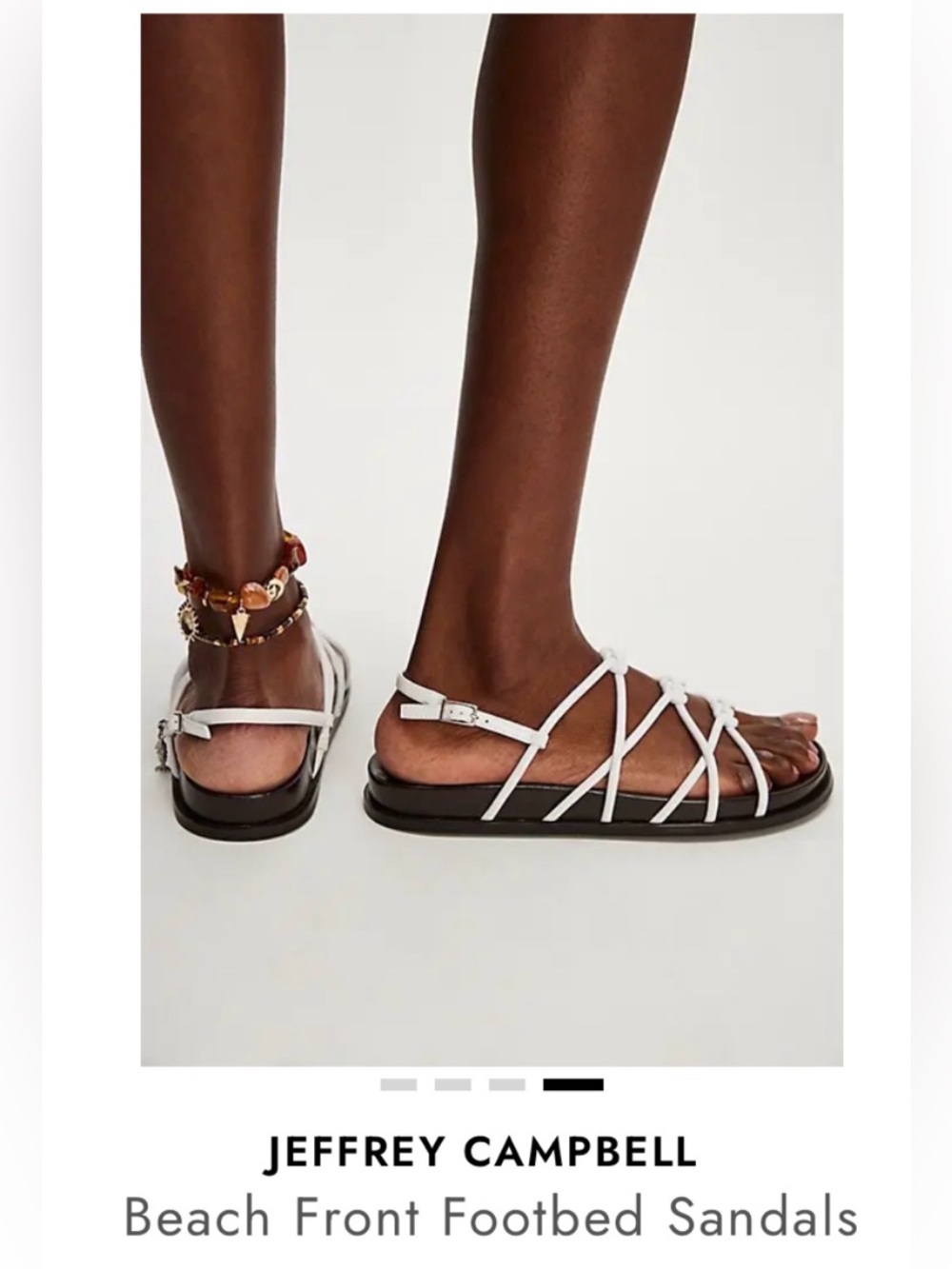 JEFFREY CAMPBELL
Beach Front Footbed Sandals Size 11